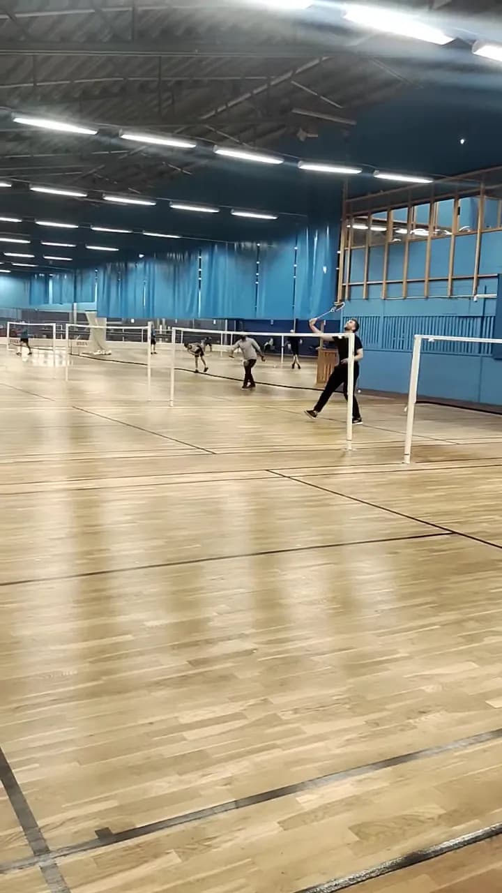 View of Enskede Rackethall in Enskede, Stockholm