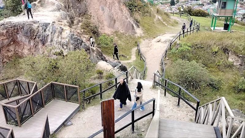 View of Entre Nubes Park in Soacha, CD