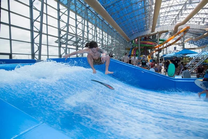 View of Epic Waters Indoor Waterpark in Dallas, TX