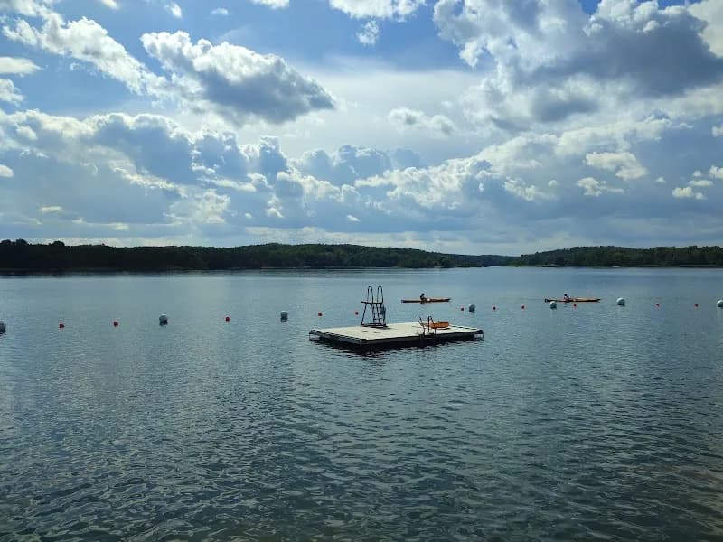 View of Eriksöbadet in Vaxholm, Stockholm