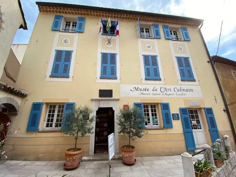 View of Escoffier Museum of Culinary Arts in Villeneuve-Loubet, PACA