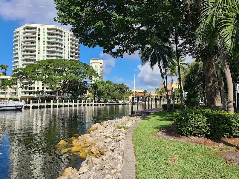 View of Esplanade Park in Fort Lauderdale, FL
