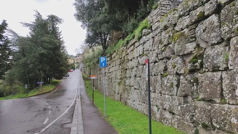 View of Etruscan Walls in Fiesole, Tuscany