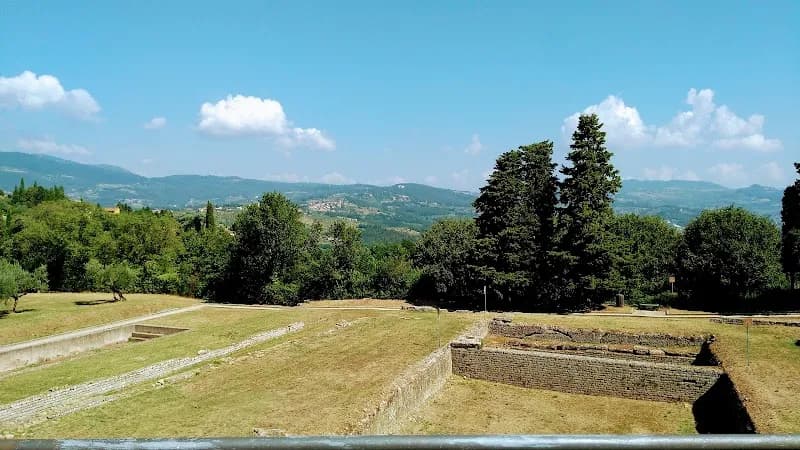 View of Etruscan Walls in Fiesole, Tuscany