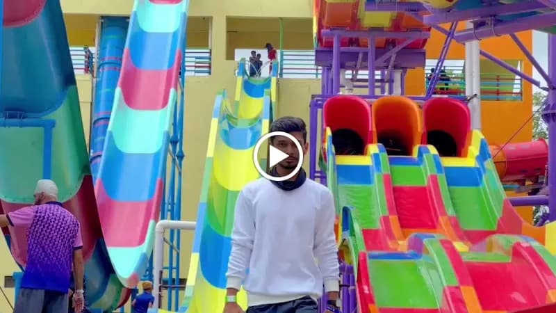 View of Evergreen Amusement Park in Dombivali, MH