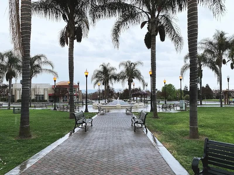 Evergreen Village Square park in Evergreen, CA