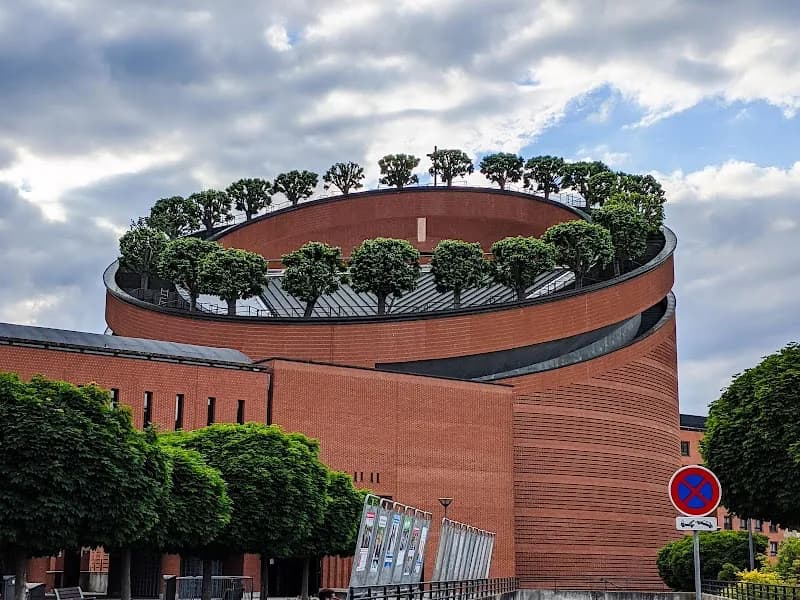View of Evry Cathedral in Evry, IDF