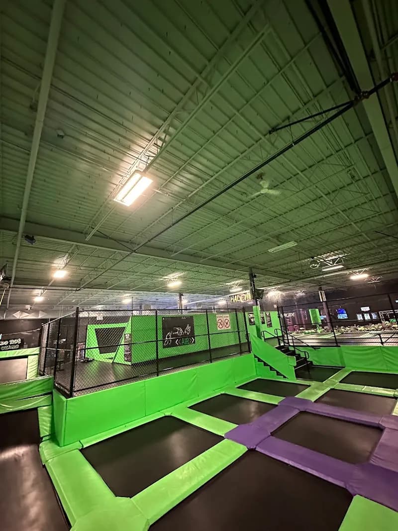 View of Extreme Air Park in Burnaby, BC