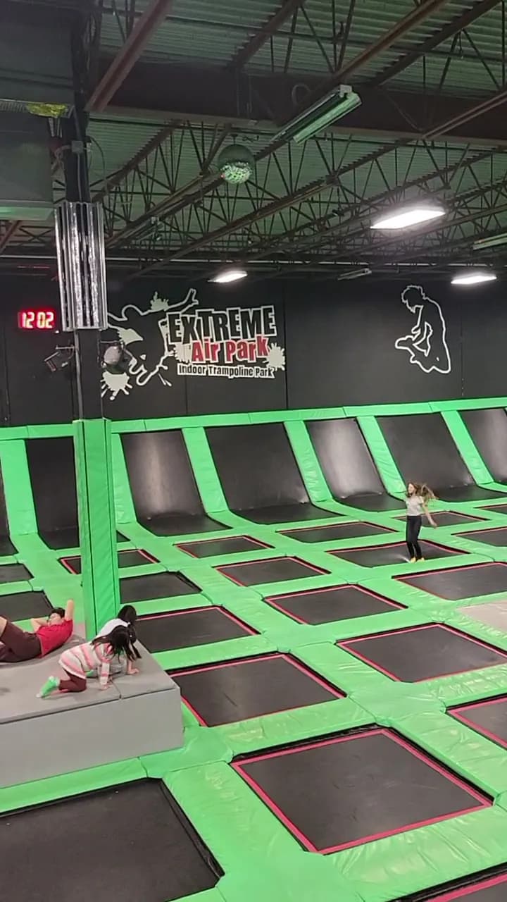 View of Extreme Air Park in Langley, BC