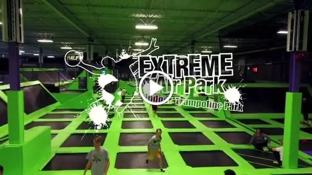 View of Extreme Air Park in Vancouver, BC