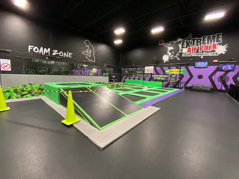 View of Extreme Air Park in Vancouver, BC