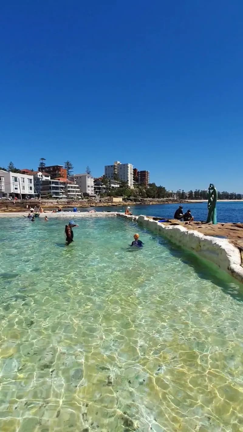 View of Fairy Bower Sea Pool in Manly, NSW