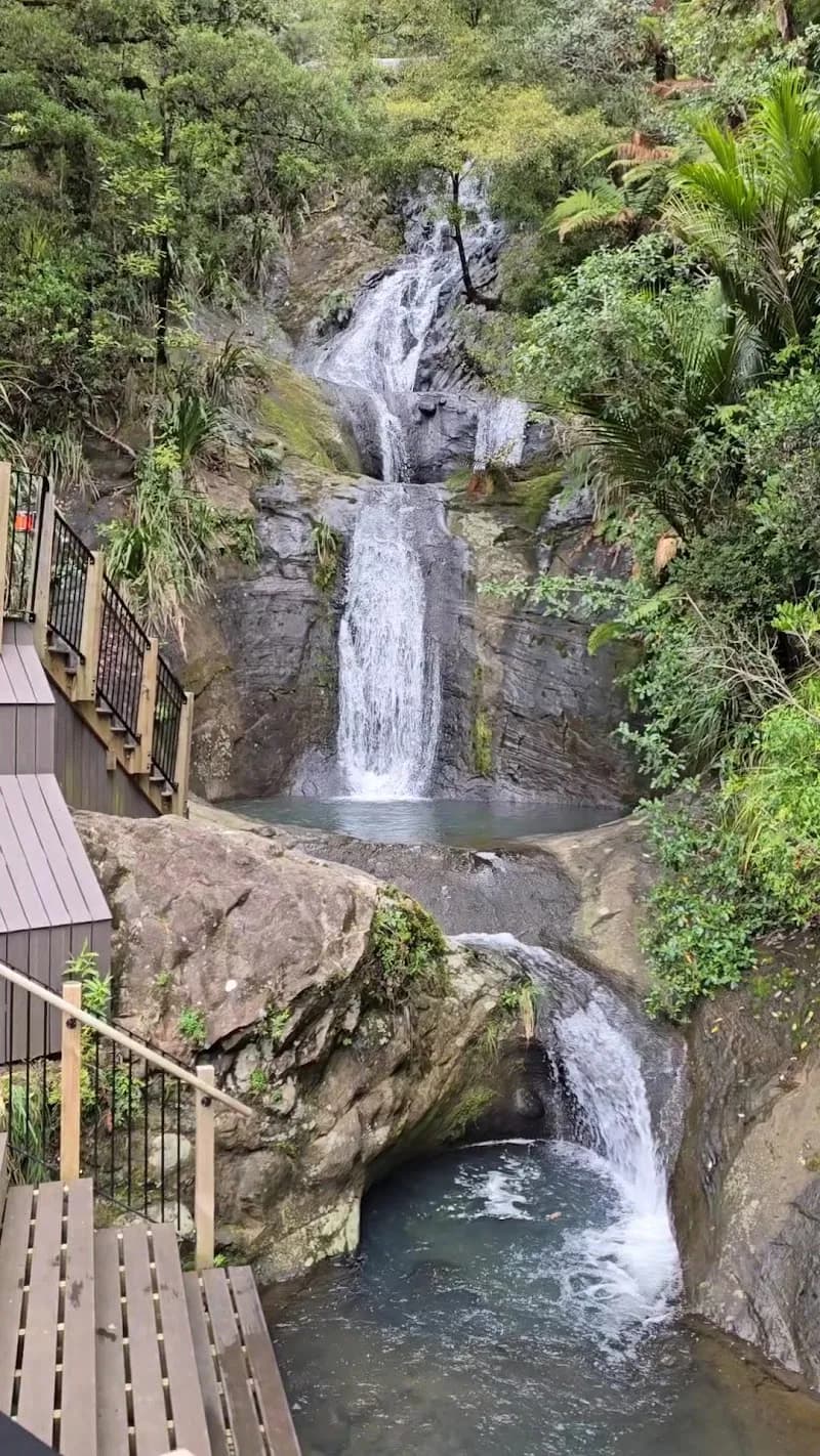 View of Fairy Falls Trailhead in Waitakere, AKL