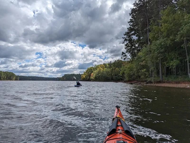 View of Falls Lake State Recreation Area in Falls Lake, NC