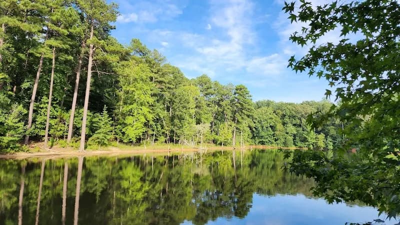View of Falls Lake Trail in Falls Lake, NC