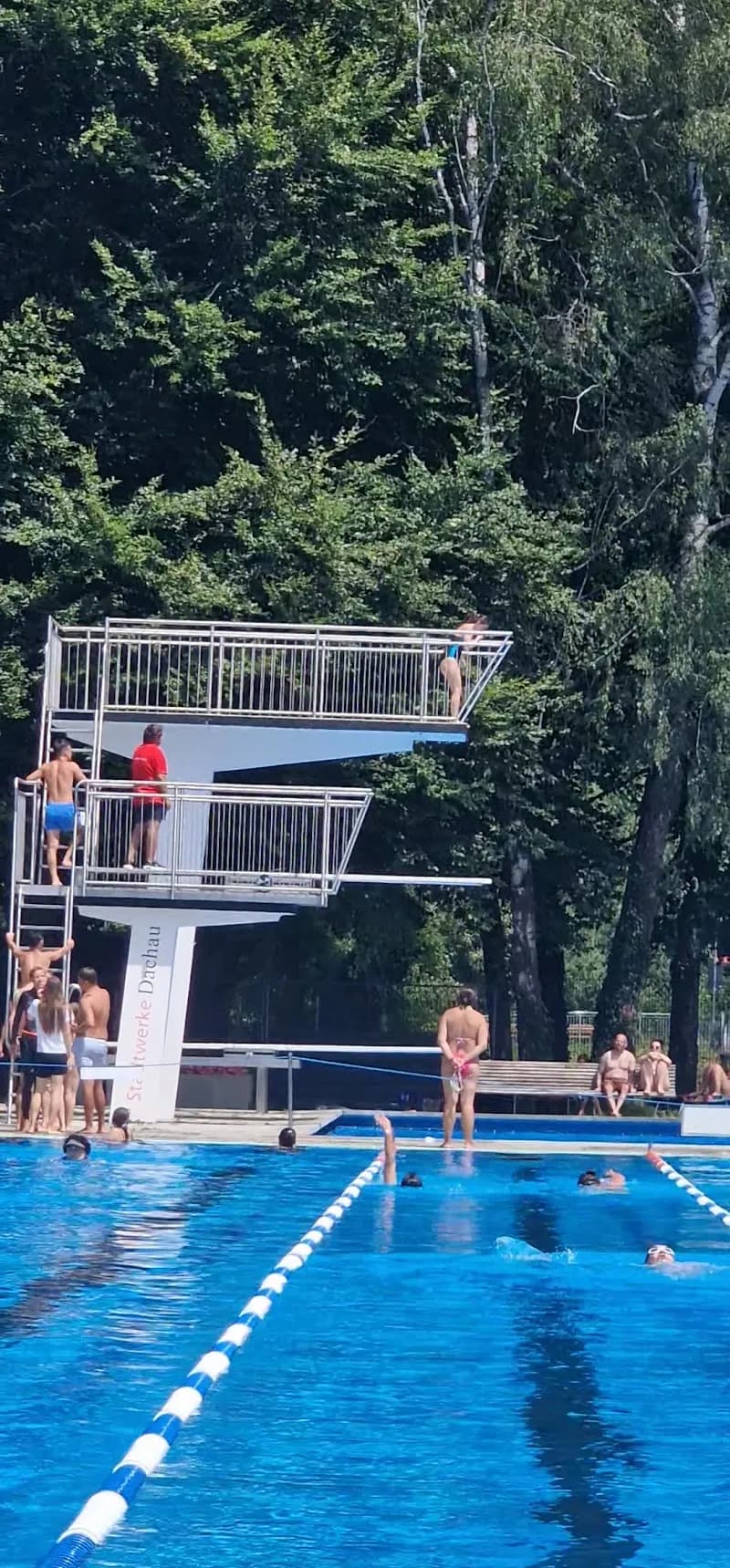 View of Familienbad Dachau in Dachau, BY