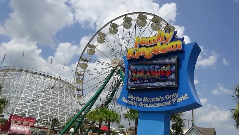 View of Family Kingdom Amusement Park in Myrtle Beach, SC