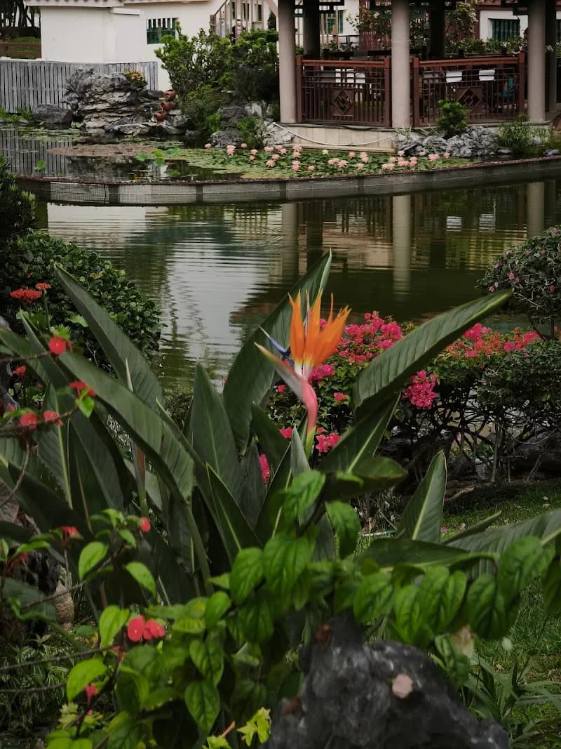 View of Fanling Hong Lok Park in Fanling, HK