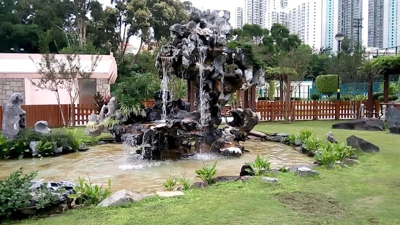 View of Fanling Recreation Ground in Fanling, HK