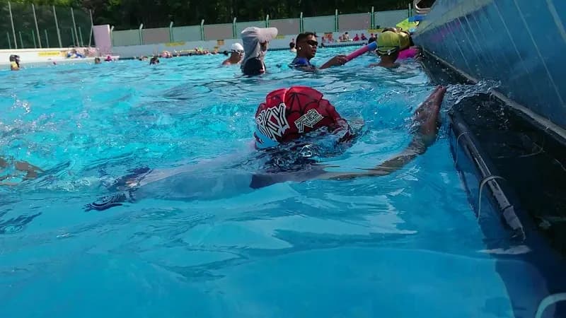 View of Fanling Swimming Pool in Fanling, HK
