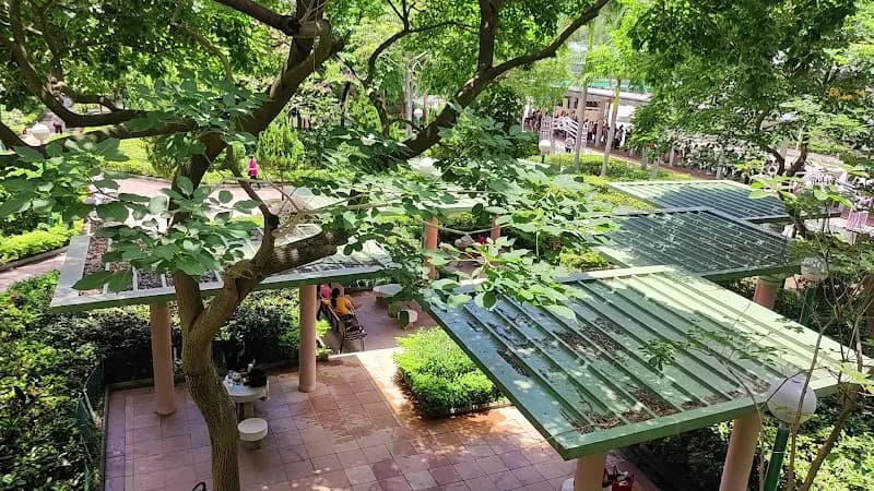 View of Fanling Waterfront Promenade in Fanling, HK