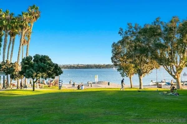 View of Fanuel Street Park in Pacific Beach, CA