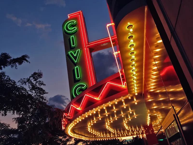 View of Farmington Civic Theater in Farmington Hills, MI