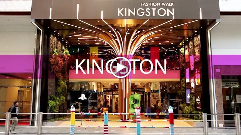 View of Fashion Walk in Causeway Bay, HK