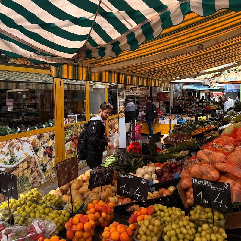 View of Favoriten Market (Favoritner Markt) in Favoriten, VIE