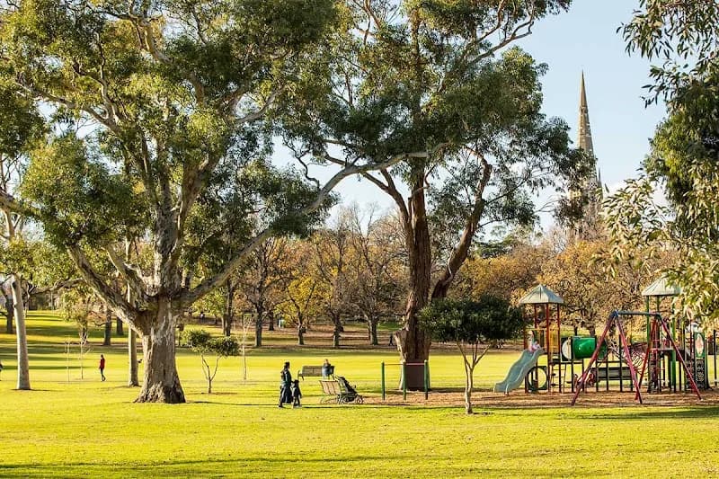 Fawkner Park park in South Yarra, VIC