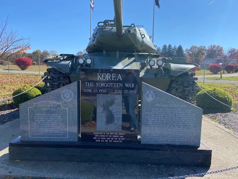 View of Fayetteville Town Park in Fayetteville, WV