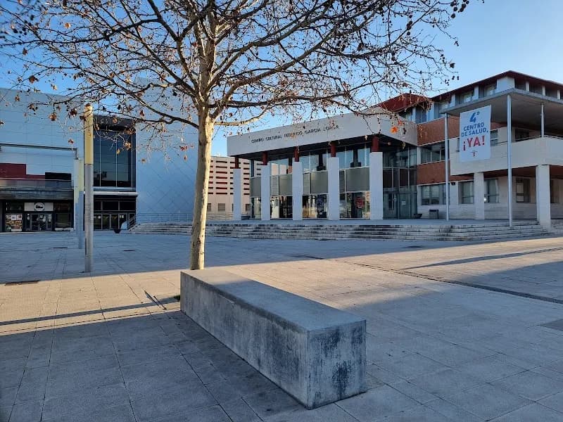 View of Federico García Lorca Municipal Library in Rivas-Vaciamadrid, Madrid