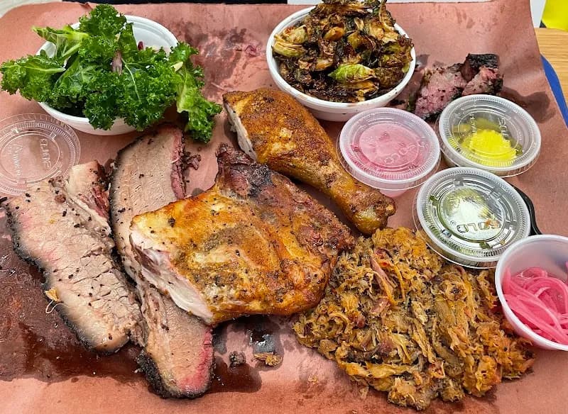 View of Feges BBQ in Bellaire, TX