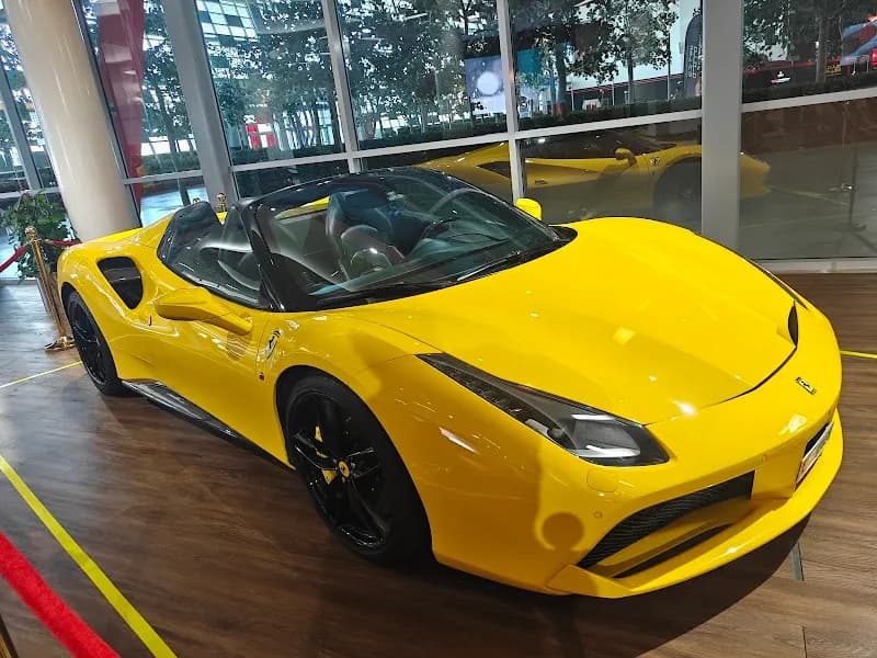 View of Ferrari World Yas Island, Abu Dhabi in Yas Island, Abu Dhabi