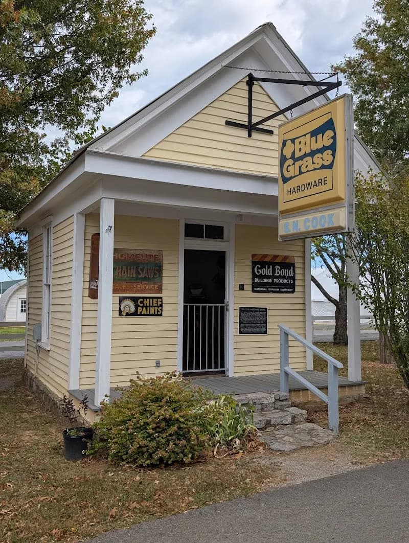 View of Fiddlers Grove Historic Village in Lebanon, TN