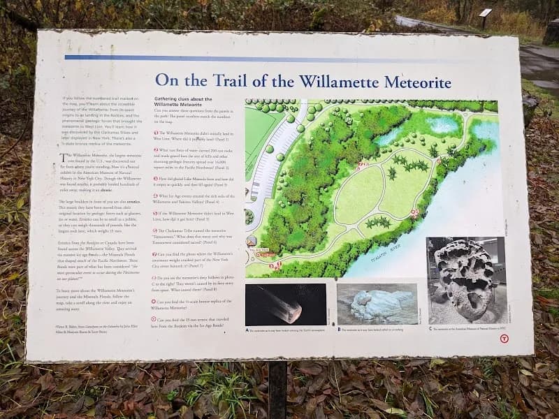 View of Fields Bridge Park in West Linn, OR