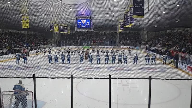 View of Fife Ice Arena in Dunfermline, Scotland