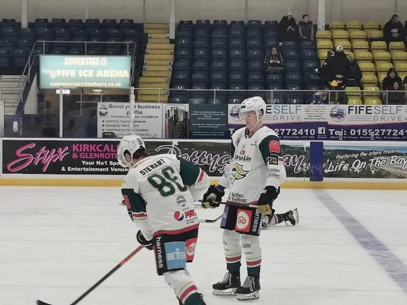 View of Fife Ice Arena in Dunfermline, Scotland
