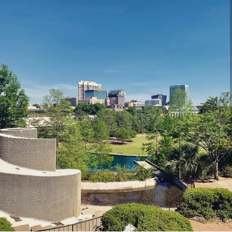 View of Finlay Park in Columbia, SC
