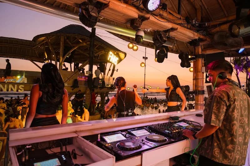 FINNS Beach Club restaurant in Canggu, Bali