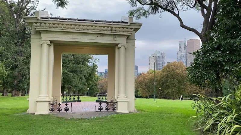 View of Fitzroy Gardens in Melbourne, VIC