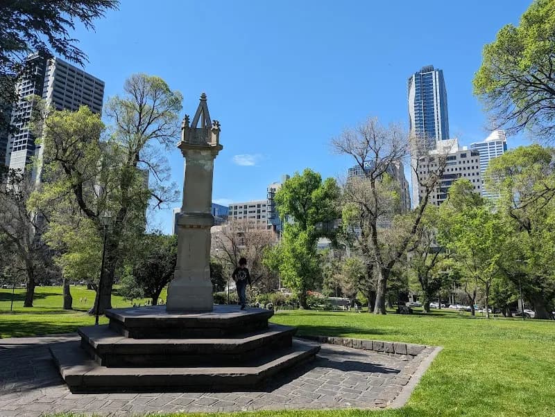 View of Flagstaff Gardens in Melbourne, VIC