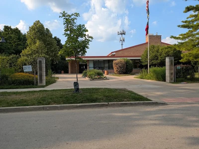 View of Fleetwood-Jourdain Center in Evanston, IL