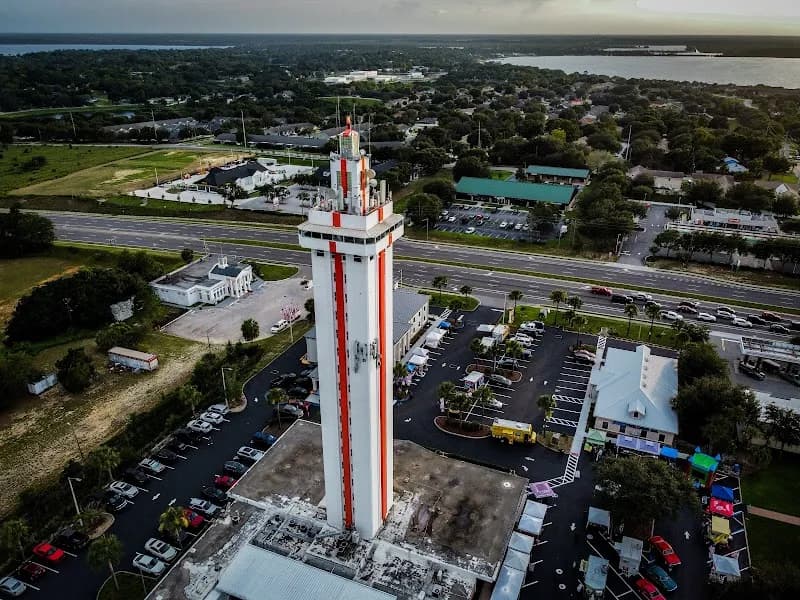 View of Florida Citrus Tower in Clermont, FL