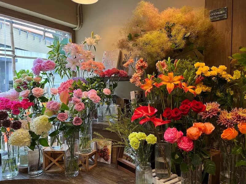 View of Flower Market Road in Mong Kok, HK