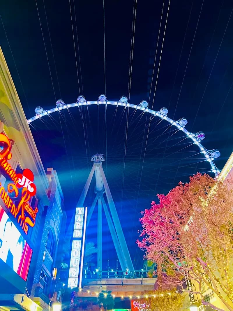 View of Fly LINQ Zipline in Las Vegas, NV