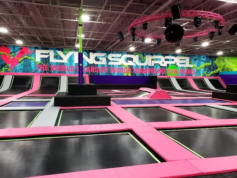 Flying Squirrel Trampoline Park indoor playground in Spokane, WA
