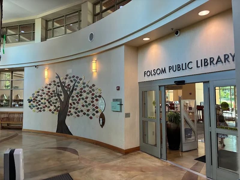 View of Folsom Public Library in Folsom, CA