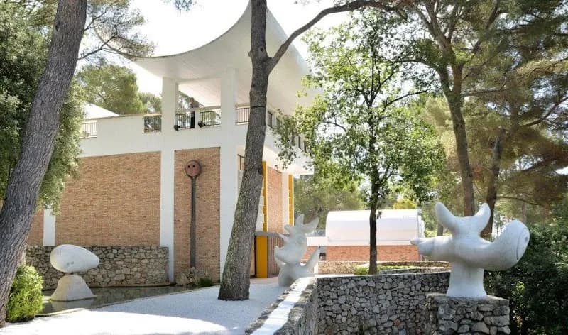 View of Fondation Maeght in Saint-Paul-de-Vence, PACA