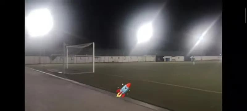 View of Football Stadium Palliniakou in Pallini, AT